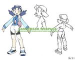  character_sheet concept_art crystal_(pokemon) game_freak marina_(pokemon) official_art pokemon pokemon_(anime) pokemon_(game) pokemon_crystal pokemon_gsc production_art simple_background sugimori_ken 