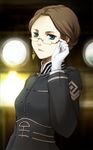  glasses gloves last_exile military military_uniform solo sophia_forrester takenoko_(flamingo_garden) uniform 