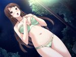  artist_request blush bra brown_eyes brown_hair egg_vibrator jewelry lingerie long_hair navel necklace nipple_vibrator open_mouth outdoors outside panties public pussy_juice sky sweat underwear vibrator vibrator_under_panties 