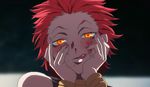  bad_id bad_pixiv_id hands_on_own_cheeks hands_on_own_face hisoka_(hunter_x_hunter) hunter_x_hunter parody routo solo yandere_trance 