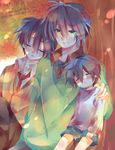  bad_id bad_pixiv_id blue_eyes blue_hair clannad engrish male_focus multiple_boys multiple_persona okazaki_tomoya ranguage school_uniform shiroto_iku short_hair time_paradox typo 