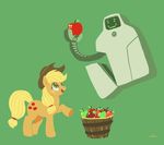  applejack_(mlp) equine female feral food friendship_is_magic fruit hat horse jailbot mammal my_little_pony pony superjail superjail! tail 