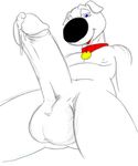  brian_griffin canine collar cum dog edit erection family_guy looking_at_viewer male mammal marc_leonhardt nude penis precum solo toony 