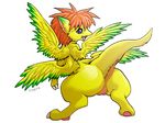  dragon female feral flammie flucra pussy scalie secret_of_mana solo wings 