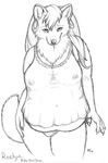  alluring breasts canine chubby clothed clothing female hair half-dressed long_hair mammal partially_clothed plain_background raelyn see_through solo tail translucent underwear white_background wolf 