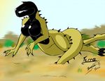  beak breasts desert female graboid graboid_(tremors) monster monster_girl nude pose solo tail terra tremors 