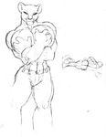  biceps big_breasts breasts feline female gideon huge_breasts hyper hyper_breasts mammal muscles muscular_female solo topless 