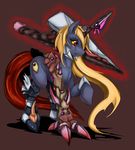  blood cutie_mark equine female hair horse long_hair mammal my_little_pony nightmare_(soul_calibur) pony red_eyes siegfried_(soul_calibur) siegfried_schtauffen_(soul_calibur) slugbox solo soul_calibur sword tail weapon 