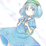  ? backpack bad_id bad_pixiv_id bag hair_bobbles hair_ornament haruno_tomoya kawashiro_nitori sketch solo touhou twintails two_side_up 