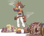  atlas bad_id bad_pixiv_id blood king_of_unlucky multicolored_hair rockman rockman_zx rockman_zx_advent two-tone_hair 