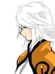  1girl blue_eyes female raine_sage refill_sage short_hair simple_background solo tales_of_(series) tales_of_symphonia white_background white_hair 