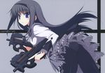  akemi_homura crease fixme gun mahou_shoujo_madoka_magica pantsu pantyhose suzuri 