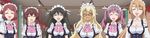  maid mayo_chiki! megane nekomimi oppai screen_capture smile suzutsuki_kanade teeth twin_tails usami_masamune very_long_hair waitress 