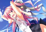  chaos;head kusunoki_yua sakihata_rimi sasaki_mutsumi school_uniform 