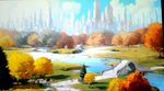  bridge city cityscape korra legend_of_korra naga_(avatar) park 