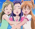  houjou_hibiki hug minamino_kanade screen_capture siren_(suite_precure) suite_precure 