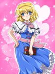  alice_margatroid blonde_hair blue_eyes book female flx hairband heart short_hair touhou 