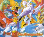  articuno artist_name battle crease entei epic gen_1_pokemon gen_2_pokemon gen_3_pokemon groudon ho-oh kyogre latias latios lugia mewtwo moltres no_humans official_art pokemon pokemon_(creature) pokemon_special raikou rayquaza regice regirock registeel scan scan_artifacts suicune watermark yamamoto_satoshi zapdos 