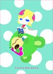  blonde_hair child irabu_ichirou kuuchuu_buranko labcoat shota trapeze 