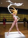  blond blonde_hair boy cum ejaculation figure highres male male_focus masturbation my_lonesome_cowboy nipples nude open_mouth penis photo smile solo statue superflat takashi_murakami what yellow_eyes 