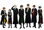  bad_id bad_pixiv_id emiya_kiritsugu fate/zero fate_(series) harry_potter jyujyu7 kayneth_el-melloi_archibald kotomine_kirei male_focus matou_kariya multiple_boys parody robe toosaka_tokiomi uryuu_ryuunosuke waver_velvet 