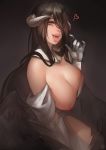  &lt;3 albedo_(overlord) big_breasts breasts demon female horn humanoid nat_the_lich nipples not_furry open_mouth overlord_(series) solo winged_humanoid wings 