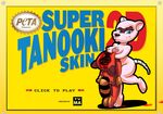  blue_eyes bone breasts female gore invalid_tag mario_bros nintendo nipples peta solo super_tanooki_skin tail tanuki tanuki_suit tvma video_games 