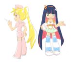  artist_request np_(slip_bounds) np_(slipbounds) nurse panty_&amp;_stocking_with_garterbelt panty_(character) panty_(psg) smile stocking_(character) stocking_(psg) waitress 