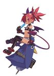 :p anklet arm_strap arm_support bandeau bangs bat_wings belt belt_pouch bird black_choker black_footwear black_legwear black_skirt blush_stickers boots bracelet buckle choker crossed_legs demon_girl demon_tail demon_wings disgaea earrings elbow_gloves etna flat_chest food from_side full_body gloves hair_between_eyes hair_tie hand_on_another's_head harada_takehito high_heel_boots high_heels highres holding holding_food ice_cream jewelry looking_at_viewer makai_senki_disgaea_2 mini_wings miniskirt navel o-ring o-ring_choker official_art on_head pencil_skirt penguin person_on_head platform_footwear platform_heels pointy_ears popsicle pouch prinny profile red_eyes red_hair short_hair short_pointy_ears short_twintails side_slit simple_background sitting sitting_on_head sitting_on_person skirt skull skull_earrings slit_pupils spiked_hair standing strapless studded_bracelet tail thigh_boots thighhighs tongue tongue_out twintails white_background white_belt wings 