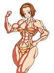  color extreme_muscles highres muscle muscular_female purukogi purukogi_(plasma_beach) tainaka 