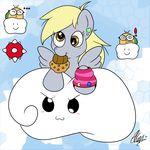  ... cloud crossover derp derpy_hooves_(mlp) equine female feral food friendship_is_magic group lakitu mammal mario_bros muffin my_little_pony nintendo pac-man pac-man_(series) pacman pegasus spike_ball spiny video_games wings 