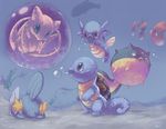  bubble corsola gorebyss horsea mew mudkip no_humans pokemon quilfish sharpedo squirtle underwater 