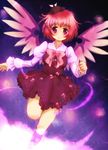  absurdres hat highres kotarou_(yukina1721) mini_hat mystia_lorelei running solo touhou wings 