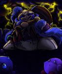  king_dedede kirby kirby's_dream_land_3 kirby_(series) lightning no_humans 