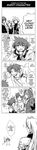  4koma 5koma 6+boys alternate_costume butz_klauser censored cloud_strife comic crossover dissidia_final_fantasy donald_duck english final_fantasy final_fantasy_i final_fantasy_v final_fantasy_vii final_fantasy_viii final_fantasy_x goofy greyscale highres identity_censor keyblade kingdom_hearts kingdom_hearts_ii leon_(kingdom_hearts) male_focus meru monochrome multiple_boys sephiroth sora_(kingdom_hearts) sparkle squall_leonhart star tidus warrior_of_light 