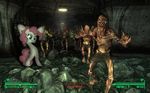  equine fallout fallout_3 female friendship_is_magic ghoul horse my_little_pony pinkie_pie_(mlp) undead underground vidoe_game 