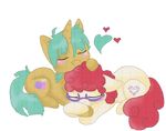  &hearts; blush cartoon couple cub cute cutie_mark duo equine female feral friendship_is_magic horn horse love male mammal my_little_pony pony remrem snail snails_(mlp) twist_(mlp) unicorn young 