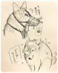  &lt;3 2016 canine ichthy0stega japanese_text mammal simple_background text translation_request wolf 