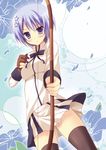  asakura_hayate bow_(weapon) maji_de_watashi_ni_koi_shinasai! shiina_miyako solo thighhighs weapon zettai_ryouiki 