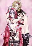  2boys akira blonde_hair gunji lamento lowres multiple_boys shonen_ai togainu_no_chi yaoi 