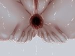  anus artist_request ass ass_grab cum female gaping hand hands pussy skindentation spread_anus suzume_no_kimochi wet 