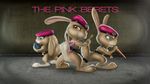  bit_(hop) blakefox english_text female fluffy_(hop) hat hop_(movie) lagomorph mammal patches_(hop) pink_berets rabbit standing team text weapon 