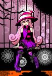  bad_id bad_pixiv_id commentary_request dress frills gothic_lolita hat hugh-ga lolita_fashion long_hair mario_(series) pantyhose paper_mario paper_mario:_the_thousand_year_door personification pink_hair solo striped striped_legwear super_mario_bros. very_long_hair vivian_(paper_mario) 