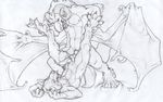  anal_penetration arist:ryoken balls canine dragon erection gay grin horn male mammal nude paws penetration penis ryoken sex tail teeth wings wolf 
