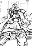  &hearts; aku_tojyo beak blush breasts clothing disembodied_penis gloves nipples pants pants_down penis pussy sega shoes sonic_(series) sonic_riders sunglasses wave_the_swallow 