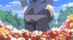  animated animated_gif ass bottomless flower original_clip panties panties_under_pantyhose pantyhose perrine_h_clostermann solo strike_witches underwear undressing 