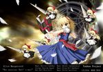  alice_margatroid blonde_hair blue_eyes book doll hairband highres lili2th shanghai_doll short_hair solo touhou 