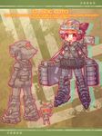  gundam gundam_unicorn helmet inline_skates loto mecha_musume personification roller_skates sankuma skates solo 