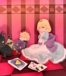  alice_(wonderland) alice_(wonderland)_(cosplay) alice_in_wonderland axel_(kingdom_hearts) black_coat_(kingdom_hearts) blonde_hair blue_eyes character_doll cosplay drawing heartless kingdom_hearts kingdom_hearts_358/2_days namine roxas shadow_(kingdom_hearts) solo teiruzukingudamu xion_(kingdom_hearts) 