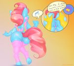  anal_fingering anal_penetration animal_ears anthro anthrofied anus big_butt butt duo ear_piercing english_text equine female fingering friendship_is_magic hair horse mammal mrs_cake_(mlp) my_little_pony nearphotison penetration piercing pony pussy solo tail text two_tone_hair zinnthos 
